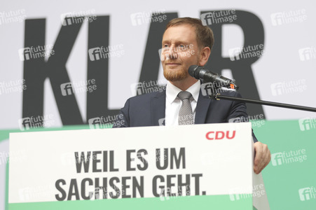 Landtagswahlkampfveranstaltung der CDU in Dresden