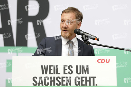 Landtagswahlkampfveranstaltung der CDU in Dresden