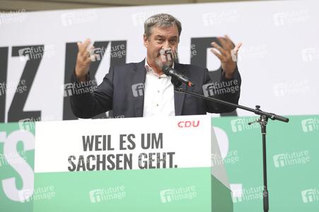 Landtagswahlkampfveranstaltung der CDU in Dresden