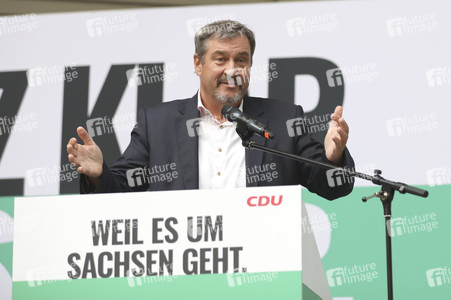 Landtagswahlkampfveranstaltung der CDU in Dresden