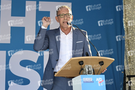Landtagswahlkampfveranstaltung der AfD in Bautzen
