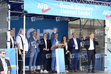 Landtagswahlkampfveranstaltung der AfD in Bautzen