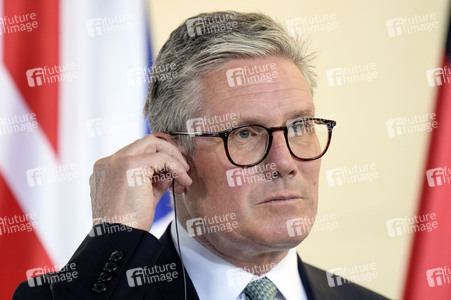 Pressestatement von Keir Starmer und Olaf Scholz in Berlin