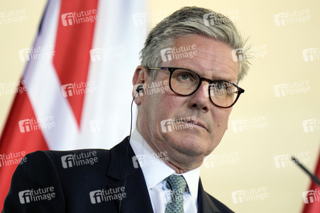 Pressestatement von Keir Starmer und Olaf Scholz in Berlin