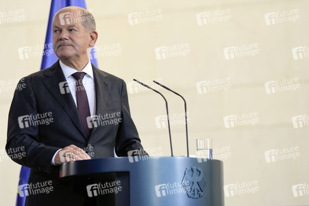 Pressestatement von Keir Starmer und Olaf Scholz in Berlin