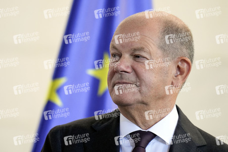 Pressestatement von Keir Starmer und Olaf Scholz in Berlin