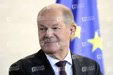 Pressestatement von Keir Starmer und Olaf Scholz in Berlin