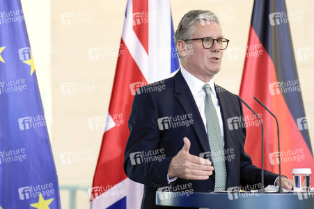 Pressestatement von Keir Starmer und Olaf Scholz in Berlin