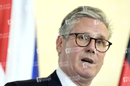 Pressestatement von Keir Starmer und Olaf Scholz in Berlin