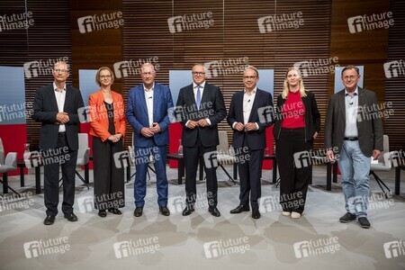 TV-Debatte zur Landtagswahl 2024 in Thüringen in Weimar