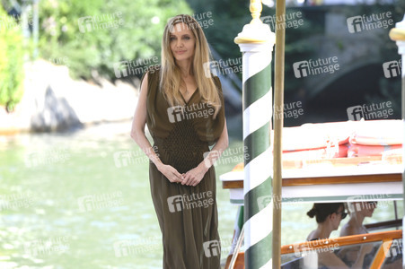 Ankunft von Angelina Jolie am Hotel Excelsior, Internationale Filmfestspiele von Venedig 2024