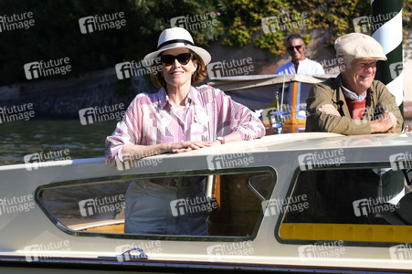 Abfahrt von Sigourney Weaver am Hotel Excelsior, Internationale Filmfestspiele von Venedig 2024