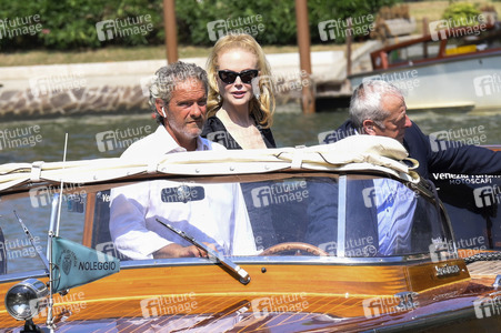 Ankunft von Nicole Kidman am Hotel Excelsior, Internationale Filmfestspiele von Venedig 2024