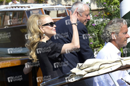 Ankunft von Nicole Kidman am Hotel Excelsior, Internationale Filmfestspiele von Venedig 2024