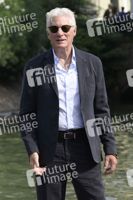 Ankunft von Richard Gere am Hotel Excelsior, Internationale Filmfestspiele von Venedig 2024