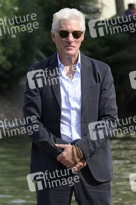 Ankunft von Richard Gere am Hotel Excelsior, Internationale Filmfestspiele von Venedig 2024