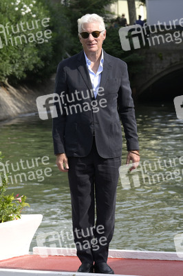 Ankunft von Richard Gere am Hotel Excelsior, Internationale Filmfestspiele von Venedig 2024