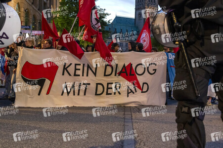 Demo gegen AfD in Hamburg