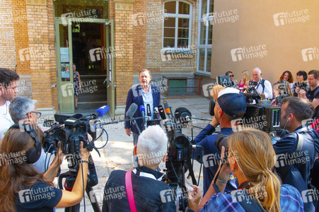 Bodo Ramelow bei der Stimmabgabe zur Landtagswahl in Erfurt