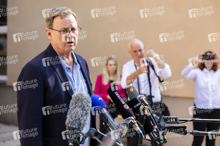 Bodo Ramelow bei der Stimmabgabe zur Landtagswahl in Erfurt