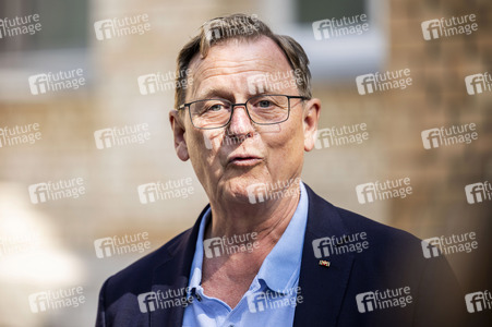 Bodo Ramelow bei der Stimmabgabe zur Landtagswahl in Erfurt