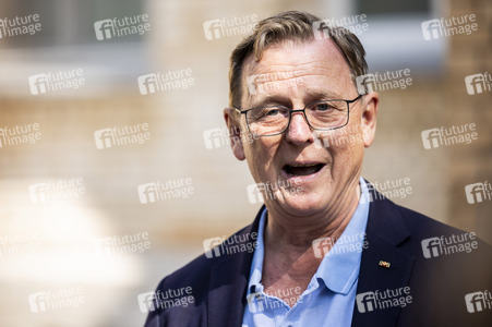 Bodo Ramelow bei der Stimmabgabe zur Landtagswahl in Erfurt