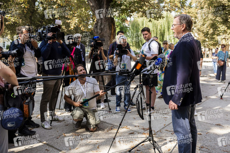 Bodo Ramelow bei der Stimmabgabe zur Landtagswahl in Erfurt