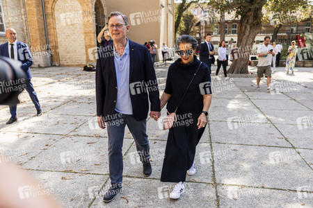 Bodo Ramelow bei der Stimmabgabe zur Landtagswahl in Erfurt