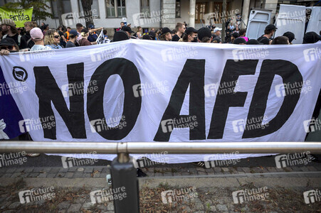 Demo gegen AfD in Erfurt