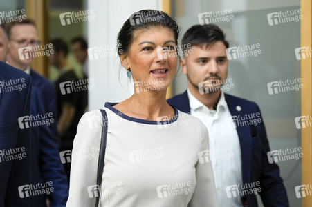 Pressekonferenz des BSW nach den Landtagswahlen in Thüringen und Sachsen in Berlin