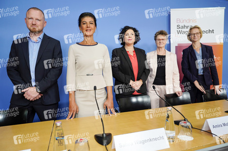 Pressekonferenz des BSW nach den Landtagswahlen in Thüringen und Sachsen in Berlin
