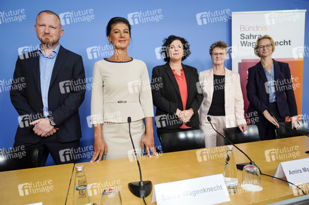 Pressekonferenz des BSW nach den Landtagswahlen in Thüringen und Sachsen in Berlin