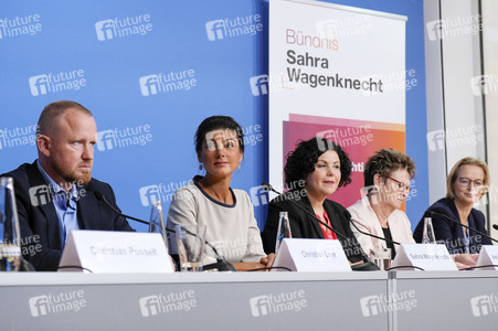 Pressekonferenz des BSW nach den Landtagswahlen in Thüringen und Sachsen in Berlin