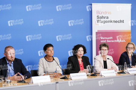 Pressekonferenz des BSW nach den Landtagswahlen in Thüringen und Sachsen in Berlin