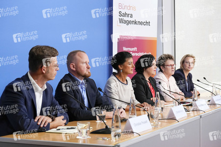 Pressekonferenz des BSW nach den Landtagswahlen in Thüringen und Sachsen in Berlin