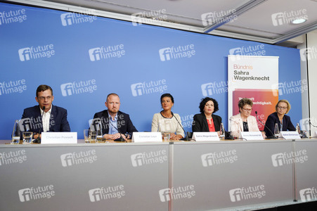 Pressekonferenz des BSW nach den Landtagswahlen in Thüringen und Sachsen in Berlin