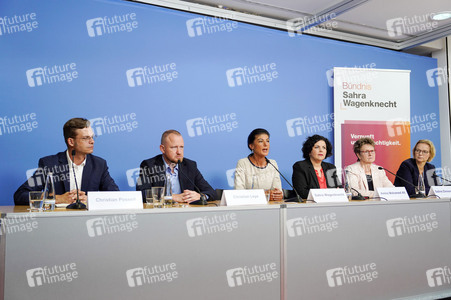 Pressekonferenz des BSW nach den Landtagswahlen in Thüringen und Sachsen in Berlin