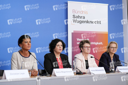 Pressekonferenz des BSW nach den Landtagswahlen in Thüringen und Sachsen in Berlin