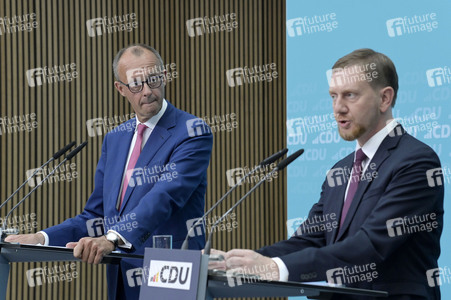 Pressekonferenz der CDU nach den Landtagswahlen in Thüringen und Sachsen in Berlin