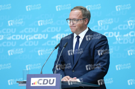 Pressekonferenz der CDU nach den Landtagswahlen in Thüringen und Sachsen in Berlin