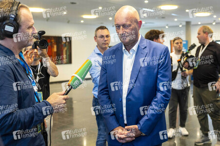 Wahlabend der Thüringer Landtagswahl 2024 in Erfurt