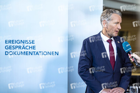 Wahlabend der Thüringer Landtagswahl 2024 in Erfurt