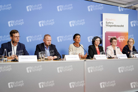 Pressekonferenz des BSW nach den Landtagswahlen in Thüringen und Sachsen in Berlin