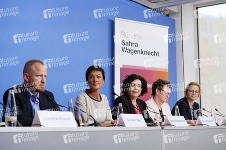 Pressekonferenz des BSW nach den Landtagswahlen in Thüringen und Sachsen in Berlin