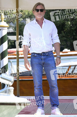 Ankunft von Daniel Craig am Hotel Excelsior, Internationale Filmfestspiele von Venedig 2024