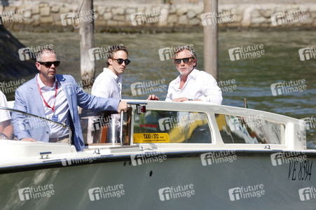 Ankunft von Drew Starkey, Luca Guadagnino und Daniel Craig am Palazzo del Cinema, Internationale Filmfestspiele von Venedig 2024