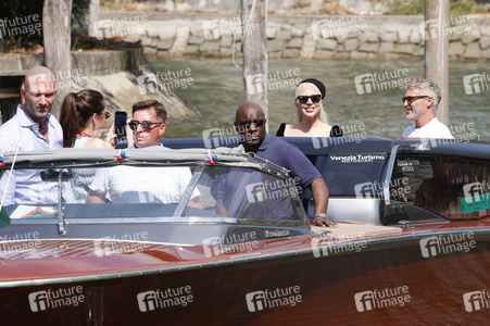 Ankunft von Todd Phillips, Lady Gaga und Joaquin Phoenix am Palazzo del Cinema, Internationale Filmfestspiele von Venedig 2024