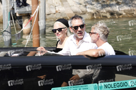 Ankunft von Todd Phillips, Lady Gaga und Joaquin Phoenix am Palazzo del Cinema, Internationale Filmfestspiele von Venedig 2024