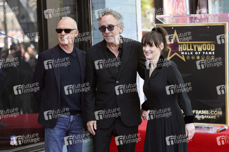 Tim Burton erhält einen Stern auf dem Hollywood Walk of Fame in Los Angeles