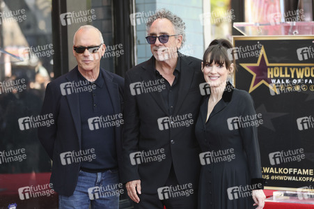 Tim Burton erhält einen Stern auf dem Hollywood Walk of Fame in Los Angeles